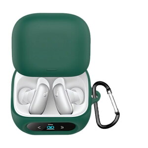 YAODLE For Anker Soundcore Liberty 5 Pro �P�[�X Soundcore Liberty 5 Pro�p�ی�P�[�X �V���R���f�� �����[�d�\ �S�ʕی� �����h�~ �L�Y�h�~ �ϏՌ� �h�o �y�� ���[ �J���r�i�t��(�O���[��)