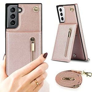 Galaxy S21 5G (SC-51B/SCG09) /Galaxy S30 対応 スマホ ケース Galaxy S21 5G 肩掛け 首かけ 斜めがけ ショルダー ケースGalaxy S21 5G 財布型 ケース Galaxy S21 5G SC-51B/SCG09 PU皮革カバー Galaxy S21 5G TPU ケース Gal