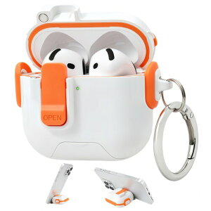 Fairdproc AirPods 5/4 �P�[�X�i2026/2024 ��5/4����j���b�N�t�� �����|�b�v�A�b�v�@�\ �S�ʕی� �X�^���h�@�\