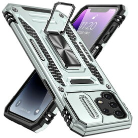 Galaxy A53 5G ケース リング 衝撃吸収 耐衝撃 一体型 落下防止 米国軍事MIL標準取得 スタンド機能 PC+TPU 二重構造 防塵 薄型 軽量 360度回転 全面保護カバー サムスン ギャラクシー A53 5Gケース