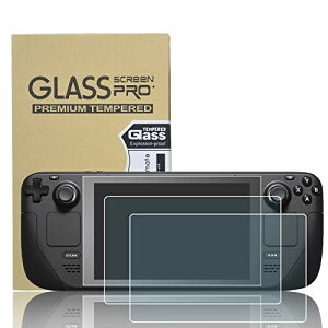 2枚セット 超薄ガラス液晶保護フィルム Steam Deck 対応 透過率95%以上 高硬度9H 撥水 撥油 撥指紋
