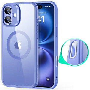 ESR iPhone 16 Plus �P�[�X MagSafe�Ή� iphone16plus�p �ϏՌ� �R�p�K�i�ی� iphone16�v���X �p �}�O�l�b�g�X�}�z�p ��phone16plus�P�[�X Classic�n�C�u���b�h(HaloLock) �N���A_�u���[