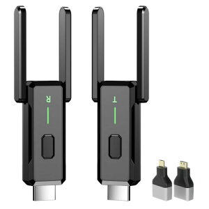 ������ ���C�����XHDMI ����M�@ WiFi6 ��d�A���e�i ���^ ���[�ɕ֗� ������ ����M�@�Z�b�g ���C�����X�f�B�X�v���C�A�_�v�^�[ HDMI ���� �ő�150m����]������ WIFI&�ݒ�s�v �f����������