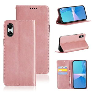 �K�p Xperia 10 VI �P�[�X �蒠�^ �K�p �G�N�X�y���A10 VI SO-52E / SOG14 / A402SO / XQ-ES44 �蒠�^�P�[�X �J�o�[ �蒠�^ PU���U�[ �J�[�h���[ ���z�^ �ϏՌ� �P�[�X �}�O�l�b�g �X�^���h�@�\�t�� 5�F(