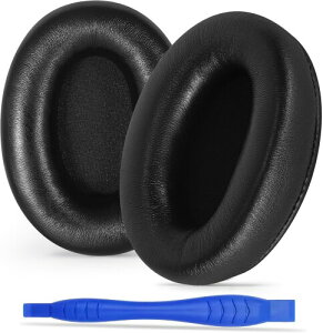 WH -1000XM3 �\�j�[ (SONY) XM3 �m�C�Y�L�����Z�����O�w�b�h�z���p�����p�C���[�p�b�h�A�{�v�����X�L�����U�[�C���[�p�b�h�N�b�V�����A���_�炩�������������[�t�H�[���A�Ɍ� (�u���b�N)