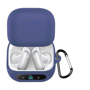 YAODLE For Anker Soundcore Liberty 5 Pro �P�[�X Soundcore Liberty 5 Pro�p�ی�P�[�X �V���R���f�� �����[�d�\ �S�ʕی� �����h�~ �L�Y�h�~ �ϏՌ� �h�o �y�� ���[ �J���r�i�t��(�u���[)