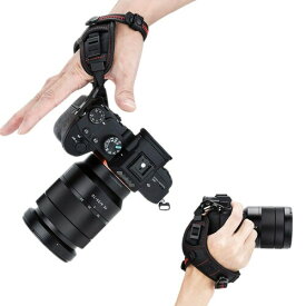 (JJC) ハンドストラップ リストストラップ Nikon Z f Z6II Z7II Z5 Z50 Z8 Z7 Z6 D5600 D5500 D5300 D5200 D5100 D5000 D3500 D3400 D3300 Panasonic S1H S1R S1 G95 G9 G85 GX7M3 GX7M2 GX7 カメラ 適用 赤い
