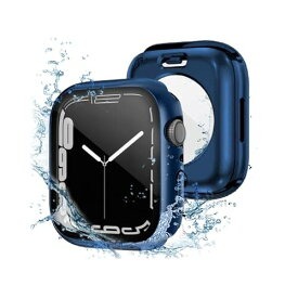JSFOYU for アップルウォッチ カバー 49mm 45mm 44mm 41mm 40mm Apple Watch ケース Series SE2/SE/6/5/4 44mm 全面保護 一体型360ど度 対応 Apple Watch カバー 日本旭硝子材 PC+ガラス素材 防水ケース 対応 アップ