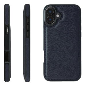 HANATORA for iPhone 16Plus �P�[�X �{�v �ϏՌ� �o���p�[�^ �X�}�z�P�[�X �X�}�z ���ʖ{�v �V�������N���U�[ �M�t�g �l�C�r�[ WPG-16Plus-Navy