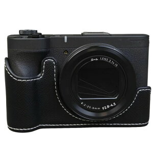 �v���e�N�e�B�u�J�����P�[�X ��?Canon PowerShot V1�Ή� PU���U�[�n�[�t�P�[�X �y�ʕی�P�[�X �L���m��V1�p (�u���b�N)