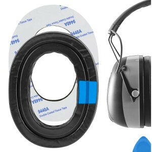Geekria �C���[�p�b�h Sport �݊��� �p�b�h 3M WorkTunes Connect Peltor Sport Bull's Eye Ultimate Tactical 300 500 3M Pro-Grade �w�b�h�z���ɑΉ� �p�b�h �C���[/�C���[�J�b�v (��p�W�F��/�u���b�N)