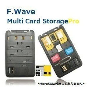 F.Wave SIM�J�[�h�ϊ��A�_�v�^ �}���`�c�[��" F.Wave Multi Card Storage Pro "�C�W�F�N�g�s���A�J�[�h���[�_�[�t�� FW CaseX