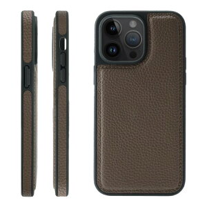 HANATORA for iPhone 15ProMax �P�[�X �{�v �ϏՌ� �o���p�[�^ �X�}�z�P�[�X �X�}�z ���ʖ{�v �V�������N���U�[ �M�t�g �g�[�v WPG-15ProMax-Taupe