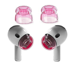 �C���[�s�[�X AirPods 4(2024)�Ή� �ō����h�C�c���v���~�A��TPE�f�ލ̗p�n�C�O���[�h�C���[�s�[�X AirPods 4/3rd�p�݌v ����~�� �m�C�Y�ጸ���t�� ��h�� ���K�t�B�b�g (�s���N, S)