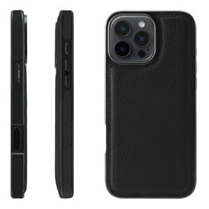 HANATORA for iPhone 16ProMax �P�[�X �{�v �ϏՌ� �o���p�[�^ �X�}�z�P�[�X �X�}�z ���ʖ{�v �V�������N���U�[ �M�t�g �u���b�N WPG-16ProMax-Black