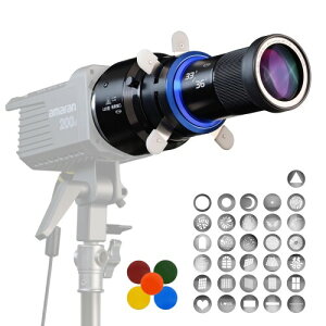 DF DIGITALFOTO �R�j�J���X�k�[�g �~���^ ���w�X�k�[�g �X�g���{ �t���b�V�����C�g �|�[�g���[�g �R�X�v���B�e�����Y Bowens�ݒu 31Gobos Aputure Amaran 60D/XS/100X/D200D/X Godox SL60�ȂǂɑΉ�(�t���b�V