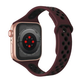 Huoct コンパチブル Apple Watch バンド アップルウォッチ バンド シリコン 交換ベルト 防汗 iwatch Series 6/5/4/3/2/1/SEに対応 38mm 40mm 42mm 44mm