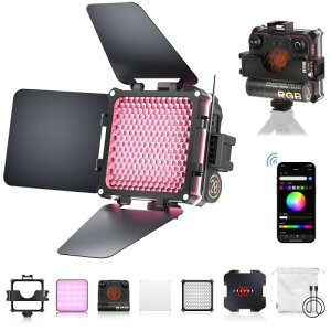 ZHIYUN FIVERAY M20C COMBO 20W RGBBepCg LEDrfICg 2500K-10000K  [d 莝ƖCg BluetoothƃAvP[VɂPx BBe YouTube  rfI^uN