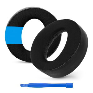 Linkidea �C���[�p�b�h �݊��� �p�b�h �\�j�[ Sony PlayStations 5 PULSE 3D, PS5 PULSE 3D �w�b�h�z���ɑΉ� �p�b�h �C���[�N�b�V����/�C���[�J�b�v ��p�W�F�� / (Black)