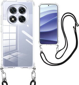 weiaoluo Xiaomi Redmi Note 14 Pro 5G �P�[�X �N���A �V�����_�[ �V���I�~ Redmi Note 14Pro �X�}�z�P�[�X ���� TPU �J�o�[ �ϏՌ� �΂߂��� �D��X�g���b�v�t�� �X�}�[�g�t�H�� �l�b�N ���߉\�� ���|