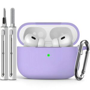 Inesore for AirPods Pro2 �P�[�X (2023/2022/2019) �J���r�i & �N���[�j���O�y���t���A�V���J�Q���f��/�S�ʕی�/�ϏՌ�/���͂ȗ����h�~�A�G�A�[�|�b�Y�v�� ��2/1����Ή��ی�J�o�[ -�p�[�v��