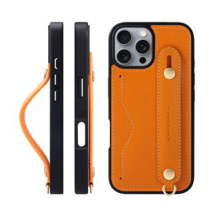 HANATORA for iPhone 16ProMax �P�[�X �{�v �ϏՌ� �w�ʃx���g �X�g���b�v�����O �X�}�z�P�[�X �X�}�z �X�^���h�@�\ �l�b�N�X�g���b�v �t�� �C�^���A�����U�[ �M�t�g �I�����W CGH-16ProMax-Orange