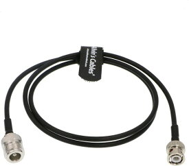 Alvin's Cables N 形 メス to BNC オス 柔軟 50 ohm 低損失 ケーブル 1M