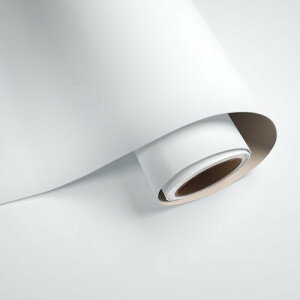 VaryPaper リメイクシート ホワイト 40cmx2m 壁紙 無地 はがせる のり付き 柄なし カッティングシート 厚手 ふすま紙 インテリアシール ウォールステッカー 補修 リフォーム 内装 壁 キッチン