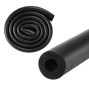 M METERXITY パイプ断熱フォームチューブ 内径12mm 外径28mm 1-1/8" 長さ1m 柔軟なフォームチューブパイプ断熱材 ハンドルグリ ップサポート/ギタースタンド/ルーフラック用黒