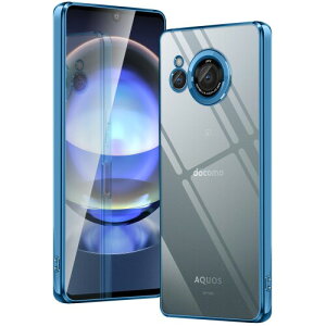 AQUOS R8 �P�[�X �N���A �ϏՌ� SH-52D �A�N�I�XR8 �P�[�X ���� sh52d �X�}�z�P�[�X �J�o�[ TPU �X�g���b�v�z�[���t���iAQUOSR8,�u���[�j