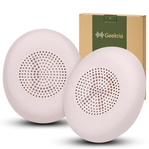 Geekria �C���[�p�b�h �݊��� �p�b�h �W���u�� Jabra Evolve2 65 UC, Evolve2 65 MS, Evolve2 65 Mono, Evolve2 40 UC, Evolve2 40 MS, Elite 45h �w�b�h�z���ɑΉ� �p�b�h �C���[/�C���[�J�b�v �v���e�C�����U�[ (�s��