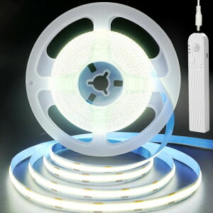 NAqiClearhillj5V [VZT[t \COB LEDXgbvCg 3M 8mm LED320/M F 6500K[d iCg e[vCg N[[bg [h[u xbh Ki Lb