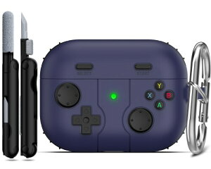 RFUNGUANGO AirPods Pro �� 2 ����/�� 1 ����P�[�X�J�o�[ �L�[�`�F�[���t���A�q���j���Ə��������̃Q�[���v���[���[�f�U�C���AAirPods Pro �� 2/1 ���� (2023/2022/2019) �[�d�P�[�X�p�\�t�g�V���R���P