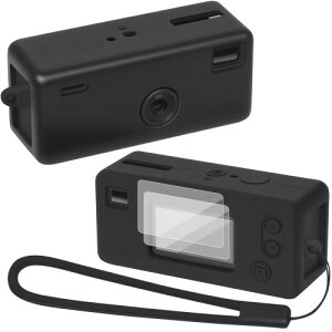 KODAK CHARMERA�p (1+2���Z�b�g) �P�[�X �L�[�`�F�[�� �f�W�^���J���� �u���C���h�{�b�N�X�Ή� �t���ی�t�B����2���t�� ���X�g�X�g���b�v�t�� �~�j�J���� �����t�B�b�g �V���R�� �S���h��