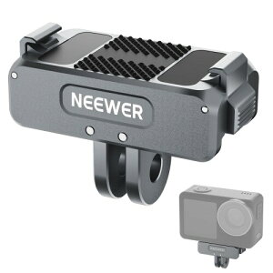 "NEEWER ���C�}�E���g�A�_�v�^�[(�V��) �R���p�`�u�� Osmo 360 / Action 5 Pro/4/3 �N�C�b�N�����[�X�A�_�v�^�[�}�E���g 1/4""�O�r�l�W�t�� �A�N�V�����J�����A�_�v�^�[ Vlogging�A�N�Z�T���[ AC011 �_�["