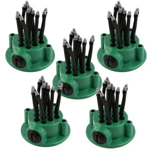 sac taske スプリンクラー 散水 猫よけ対策 自動水やり 芝生 猫除け 庭園 庭 ガーデン (5個セット)