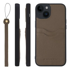 HANATORA for iPhone 14Plus �P�[�X �{�v �ϏՌ� �o���p�[�^ �X�}�z�P�[�X �X�}�z �X�g���b�v �t�� �V�������N���U�[ �M�t�g �g�[�v CPGGZ-14Plus-Taupe