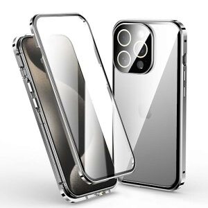 S NA P[X iPhone 15 Pro Max P[X KXt ʓ Jo[ }Olbg bN@\t ̌^Yی 360°Sʕی ACtH15 v}bNX p Jo[  A