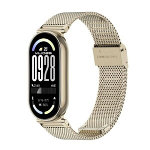 (MIJOBS) Xiaomi Smart Band 10/9/8 �����o���h,Xiaomi Mi Band 10 �V���J�Q���X�g���b�v �������߉\ �_�炵���ւ��x���g �j�����p �V���I�~ 10 �Ή� �����o���h