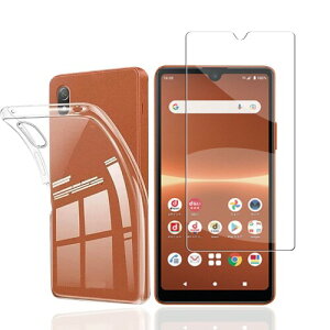 �i1���K���X�t�B����+ 1���P�[�X �j�Ή�Xperia Ace III SO-53C SOG08 A203SO�P�[�X + Ace III�K���X�t�B�����G�N�X�y���A Ace III�t�B�� �� �����K���X �t�� �ی�t�B���� �w��F�� �ϏՌ� �w��h�~ ��