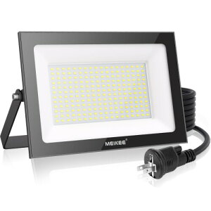 MEIKEE 100W LED 投光器 10000LM 6500K 超薄型 IP66 昼光色 高輝度 工事用ライト ledライト 屋内 屋外用 野外 エクステリア 防水 看板灯 集魚灯 ガレージ 倉庫 駐車場 建設現場 ワークライト PSE認証