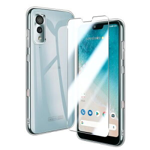Ή Android One S8 P[X NA P[X Jo[ TPU یP[X Jo[w + KXtB AndroidOne S8 tB {Ɏq tB KX dx9H ߗ Uh KX