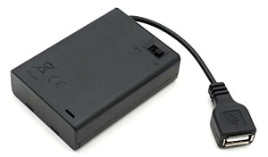I[fBIt@ dr{bNX USBo͑Ή ON ^ OFF XCb`t USB-A P[u X P3dr 3{ 1.5V 4.5V (1.2V 3.6V) POdr o͗p P[X