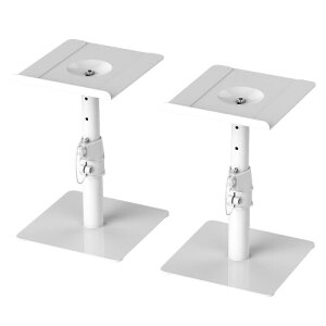 suptek �X�s�[�J�[�X�^���h �X�s�[�J�[�� �X�s�[�J�[�}�E���g �� white �z���C�g ��� �f�X�N�g�b�v�X�s�[�J�[�X�^���h 12°���E���� 360°��] �ω׏d�e15KG ���F �V��:245mm×226mm ����:220~360mm 2