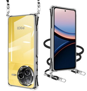 Xiaomi POCO F7 Ultra �P�[�X �V�����_�[ �N���A �ϏՌ� �V���I�~ POCO F7 ultra/Redmi K80 pro �J�o�[ �X�}�z�P�[�X �X�g���b�v�t�� ���߉\ ���|�� �΂߂��� ��|���P�[�X �R�t�� TPU ���^ �y�� ���