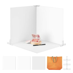 Meking 背景ボード 白い 両面背景ボード 3枚セット 白いとオフホワイト 40x40cm 小物撮影 商品撮影 雑誌 ジュエリー 美食 アクセサリーなど適合