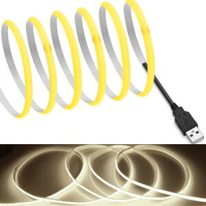 COB e[vCgLEDXgbvCgtLVu x 5mm BꂽLEDe[vCg0.5m 320LEDs/m F4000K DC5V 180°CRI>=90Cʃe[vό`\ ؒf\ Q Lb`z[ ItB