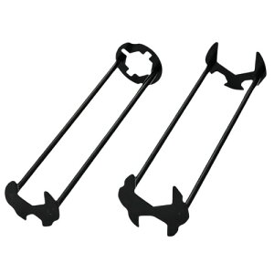 SALUDABLE シンクレンチ 工具 スパナ キッチン水栓 水道 洗面台 蛇口 修理 ツールセット (A+B)