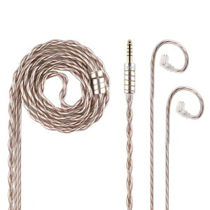 NICEHCK MixDNA �C���z�����P�[�u�� �A�b�v�O���[�h�P�[�u�� qdc 2Pin 4.4mm 6N�⃁�b�L��+6N���_�f��OFC�~�b�N�X �����p�P�[�u�� �C�����j �������P ���̂���p�[�c �Ǝ��Ƀf�U�C�����������\
