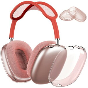 NIUTRENDZ AirPods Max Jo[ NA P[X \tg TPU یC[Jbv Jo[ ANZT[ (NAsN)